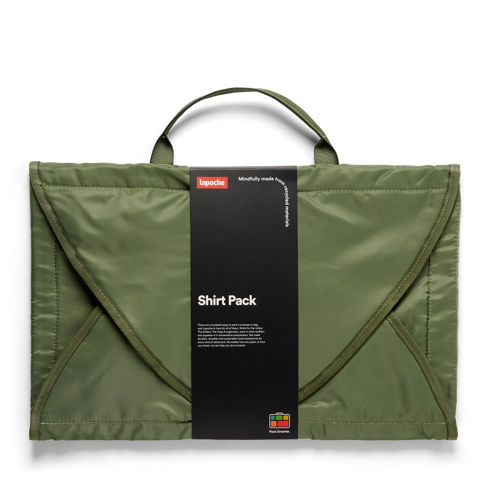 Smart, Crease-Free Packing for Shirts Packing Bag, Lapoche