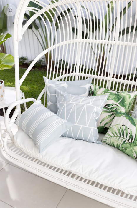 Shibori Belmont Blue Outdoor Cushion Set – Curated Collection, Great Outdoor Cushions