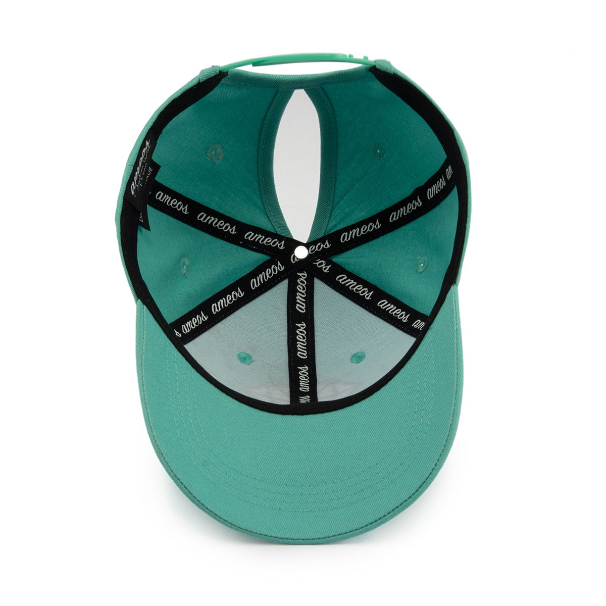 Kids Ponytail Hat - Mint 24K