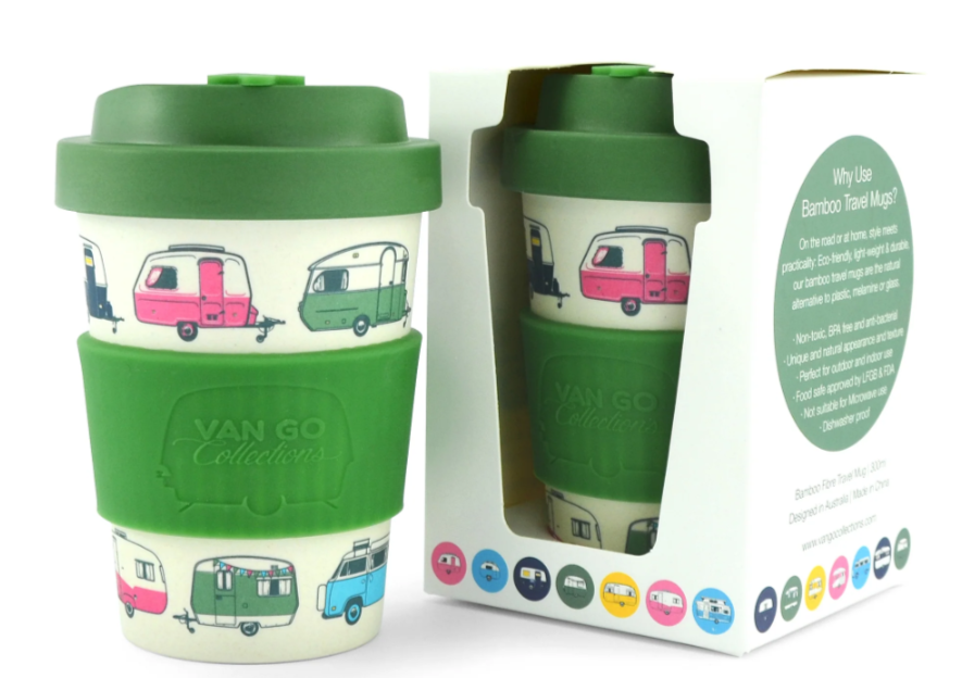 Reuseable 400 ml Spill-Proof Travel Mug, Van Go Collections