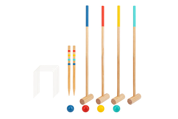 Wooden Croquet Game Set