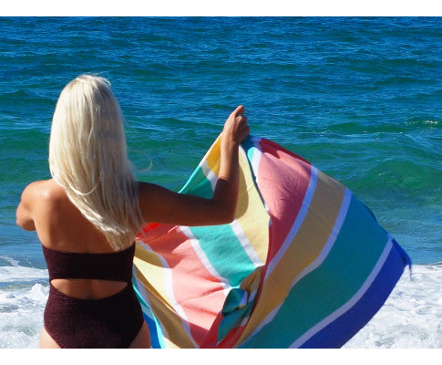 SORRENTO TURKISH COTTON TOWEL - TROPICAL