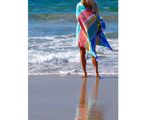 SORRENTO TURKISH COTTON TOWEL - TROPICAL