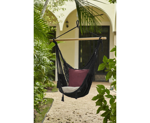 Mexican Hammock Chair - Black