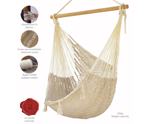Extra Large Mexican Hammock Chair, Mayan Legacy