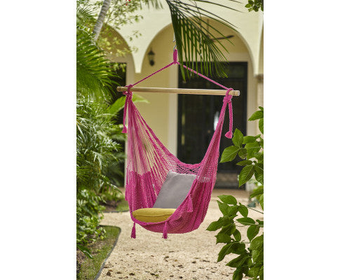 Mexican Hammock Chair - Pink