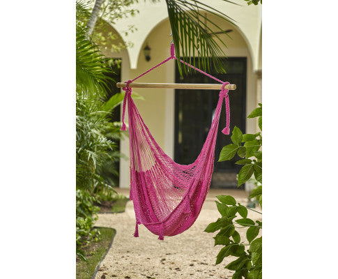 Mexican Hammock Chair - Pink
