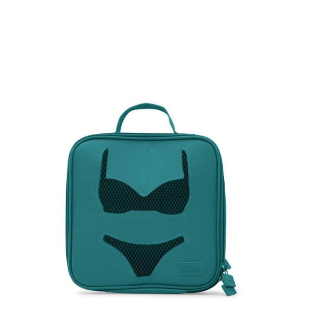 lingerie travel organiser  case teal