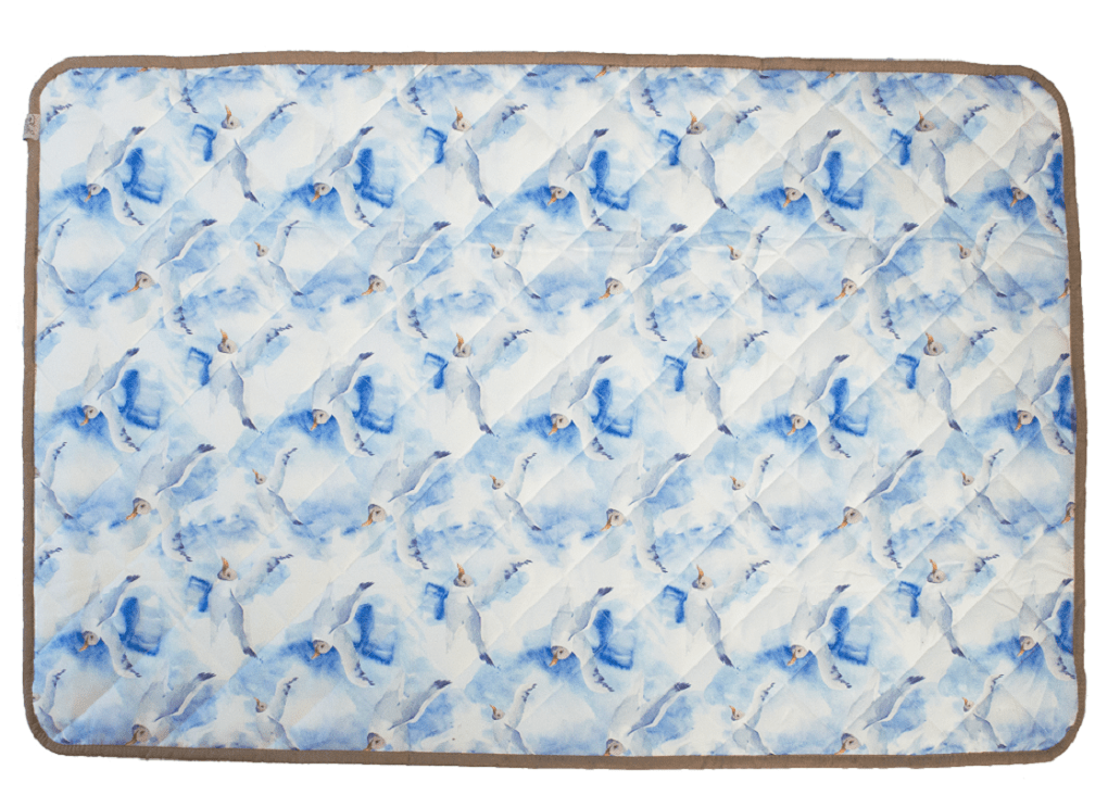 Waterproof Play Mat, Indoor Outdoor, Blush and Blocks, Hunter - Upper Notch Club