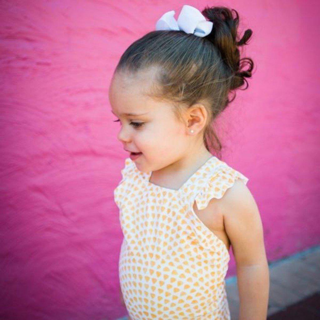 girls one piece swimsuit lemon sdrops