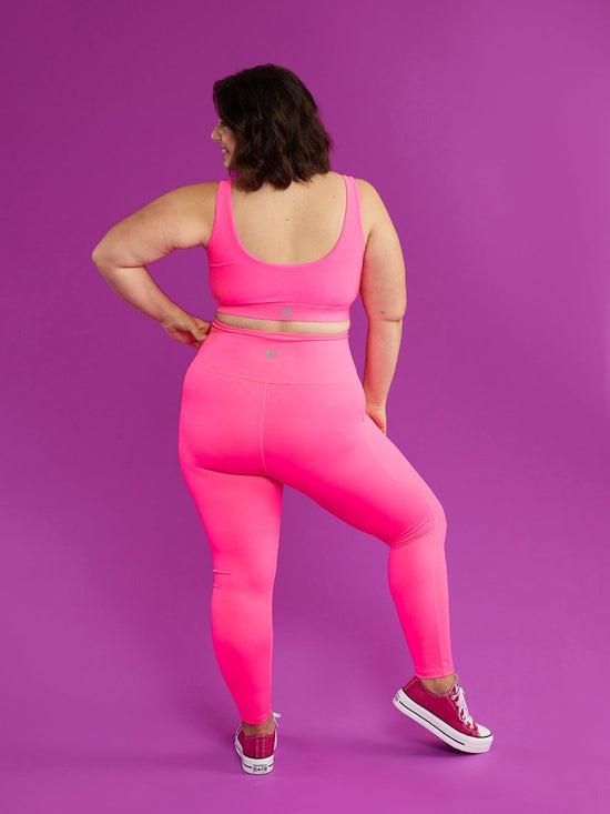 Neon Pink Everyday Legging - 7/8 length (COMING SOON) - Mama Movement