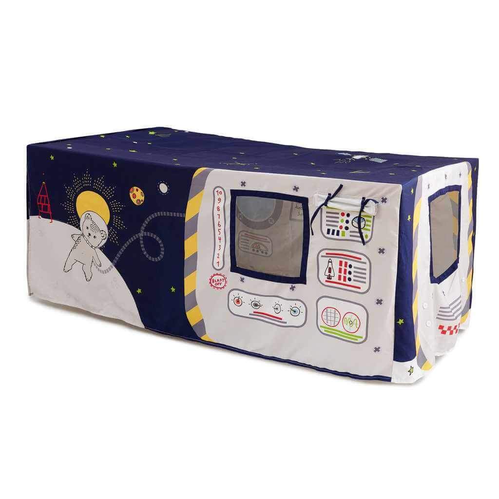 tablecloth play house space station