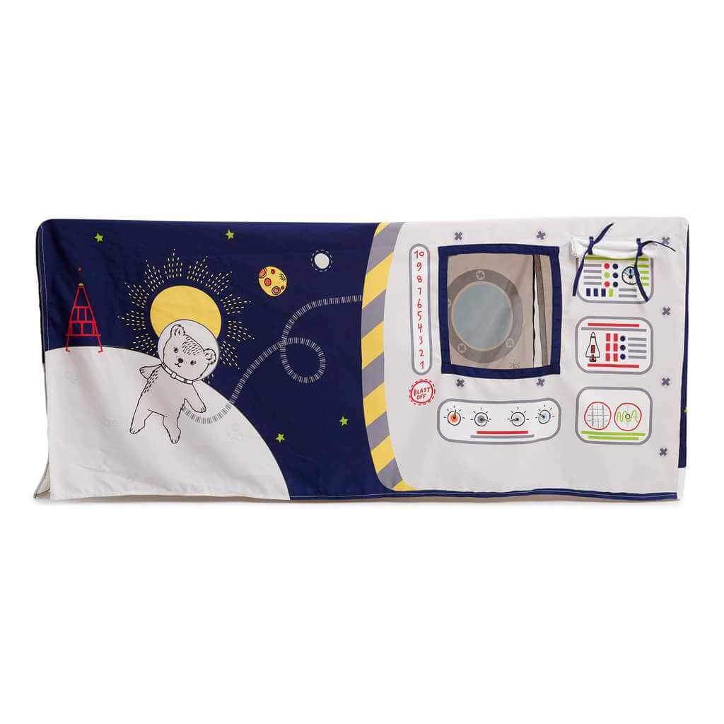 tablecloth cubby house space station
