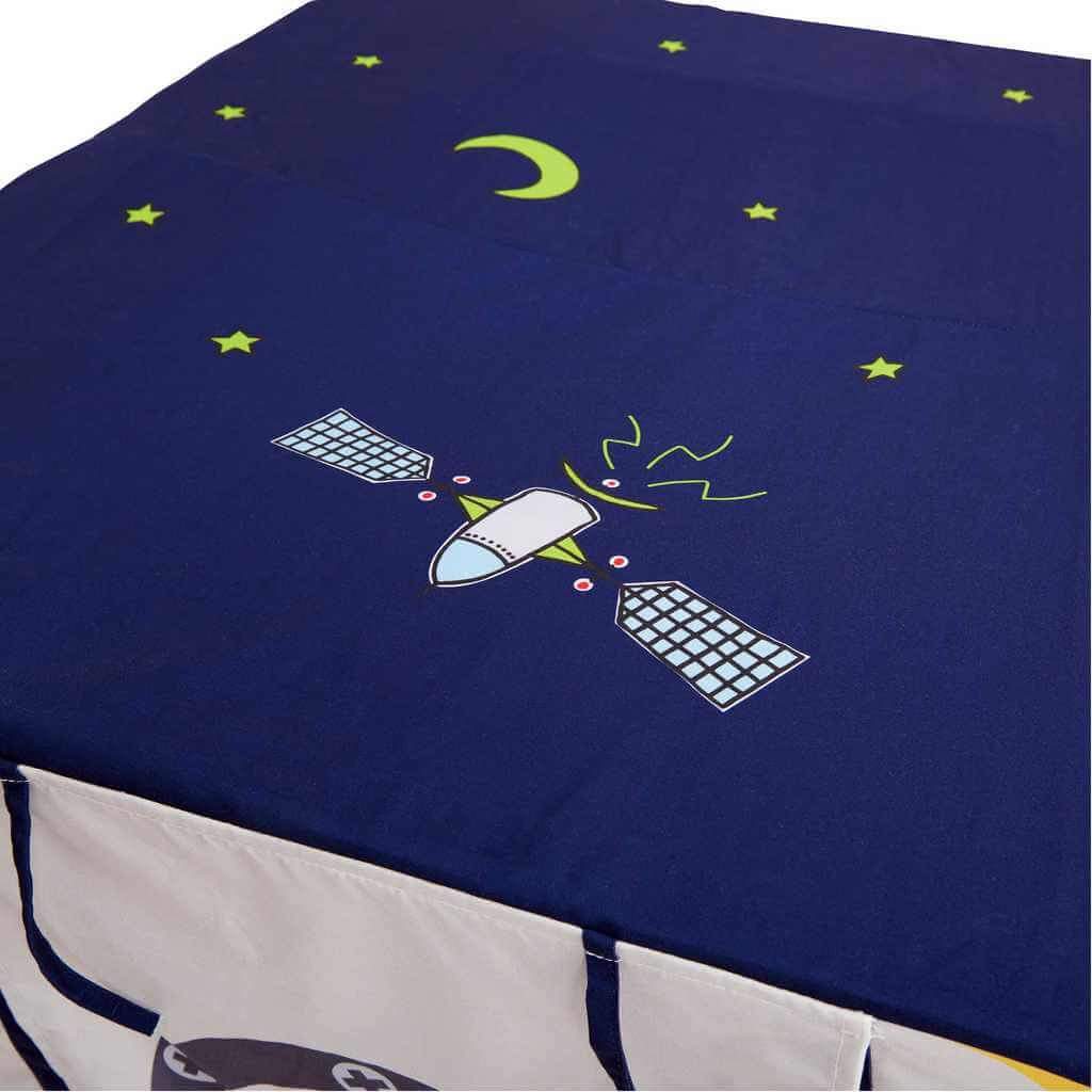 tablecloth play tent space station