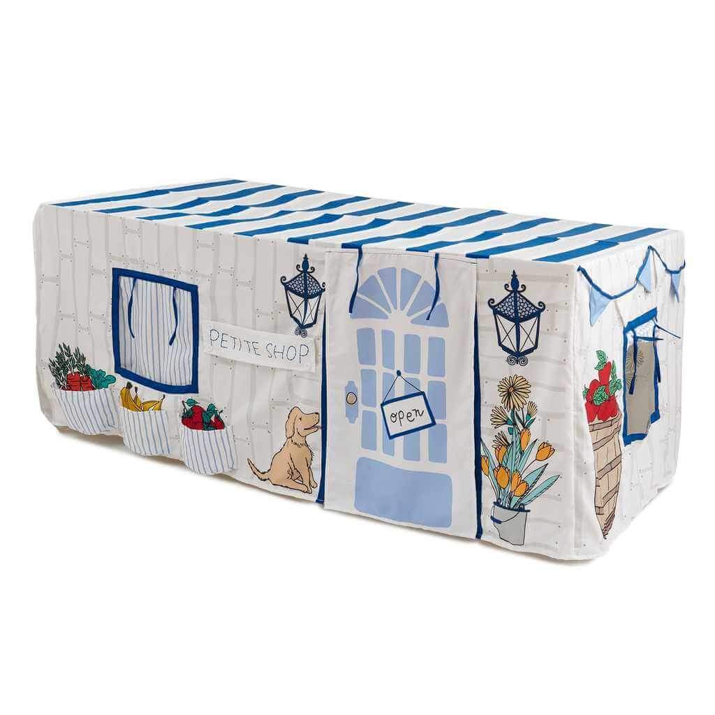 tablecloth playhouse little shop