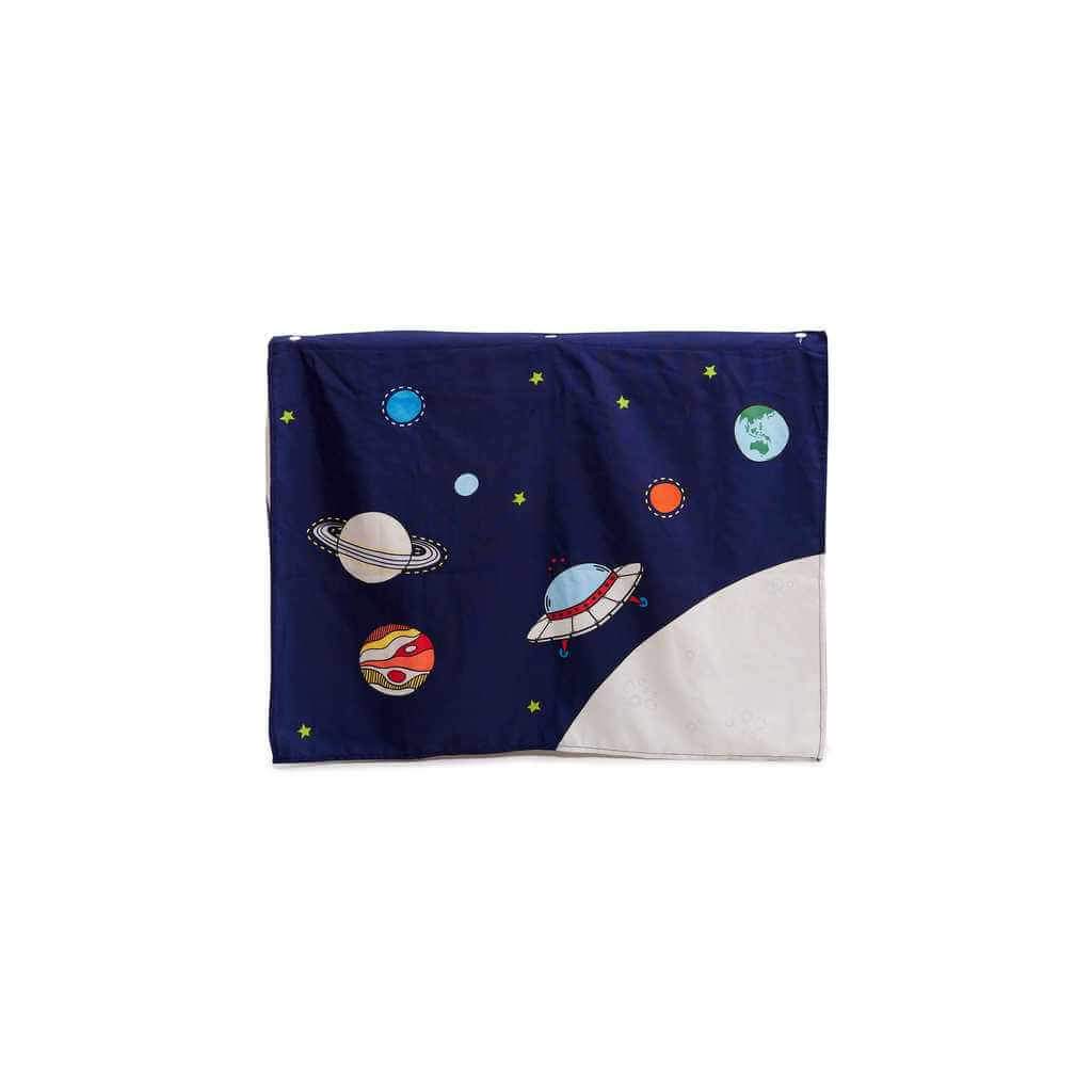 spaceship tablecloth play house