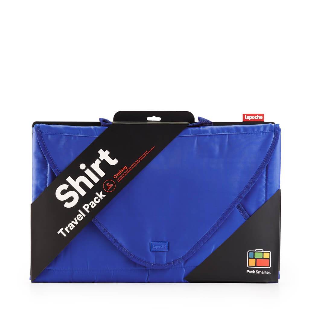 shirt packing pouch blue