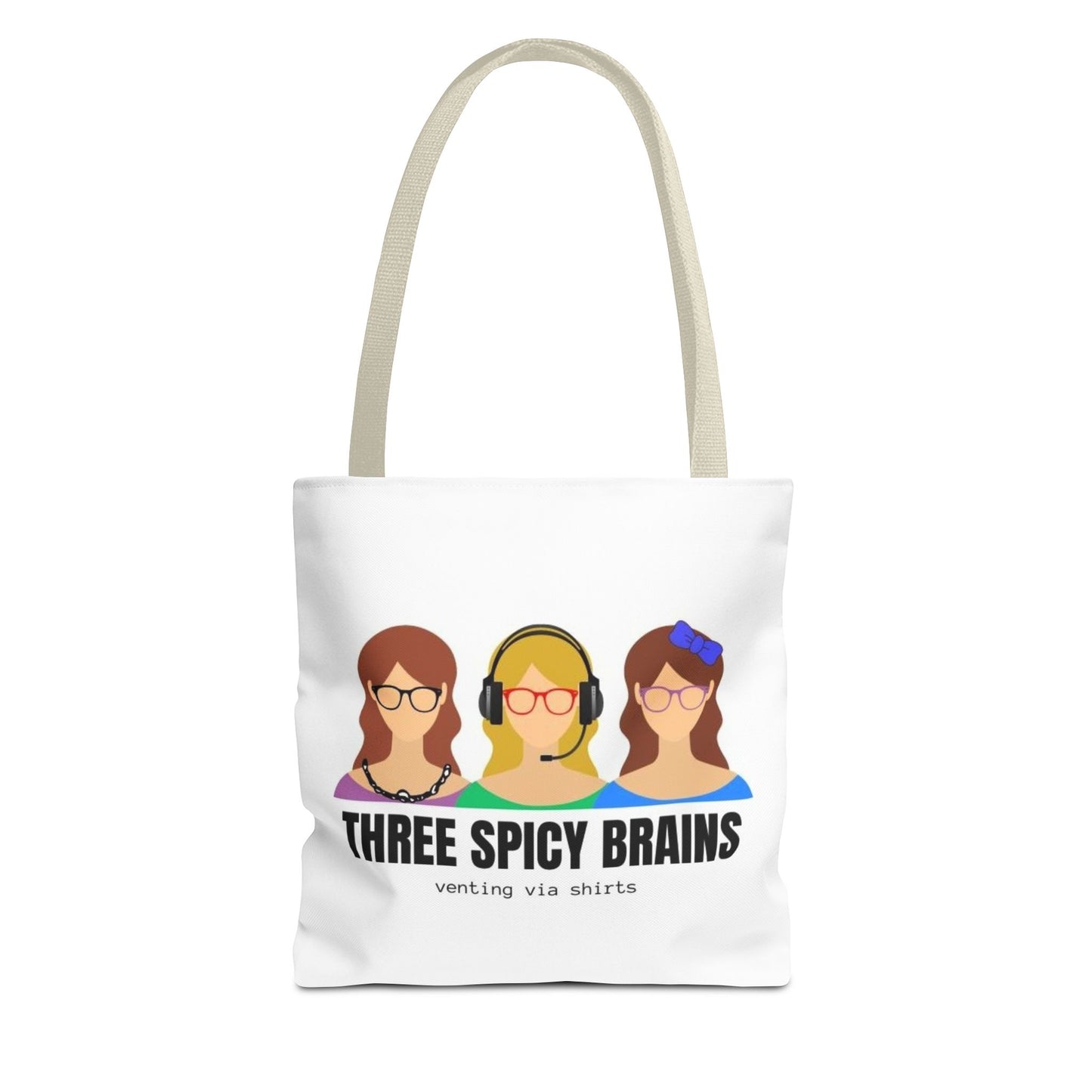 Three Spicy Brains Tote Bag