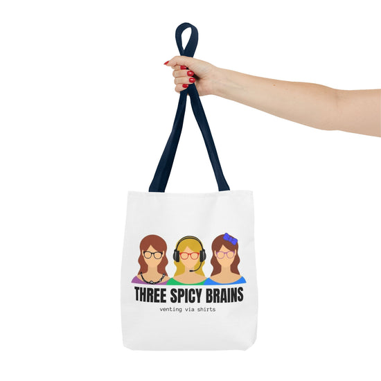 Three Spicy Brains Tote Bag