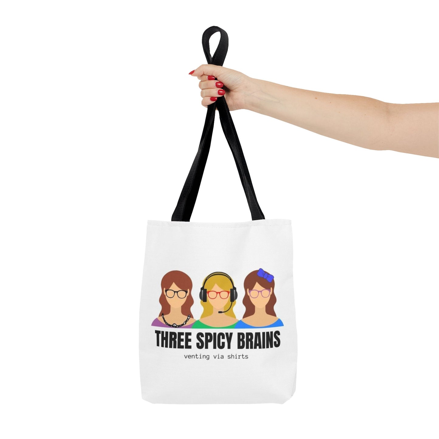 Three Spicy Brains Tote Bag