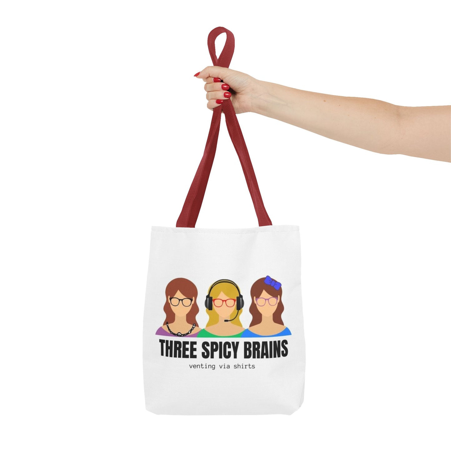 Three Spicy Brains Tote Bag