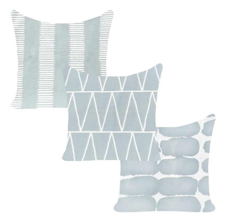 Tranquil Blues Outdoor Cushion Cover Set