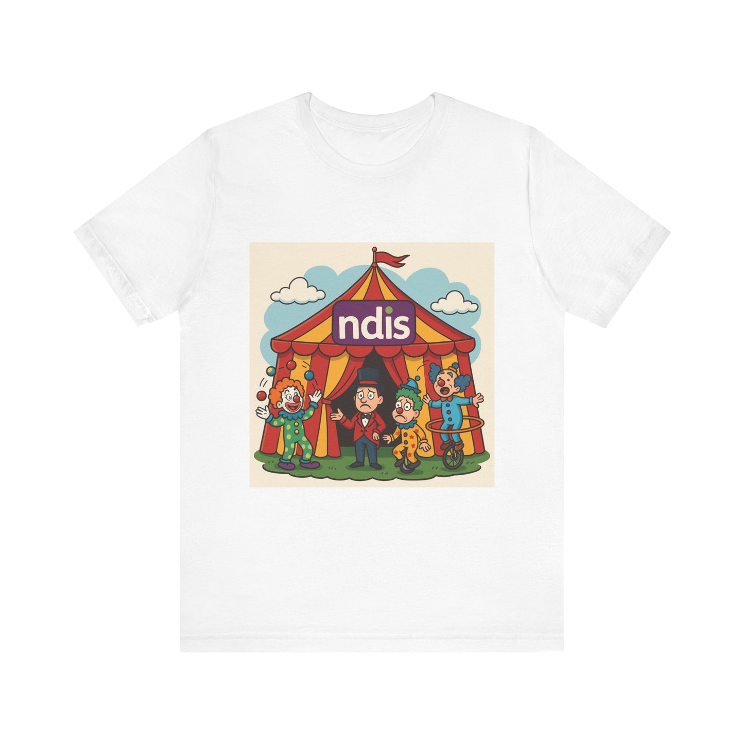 Unisex Clown Tent Tee — Because Sometimes Life’s a Circus!