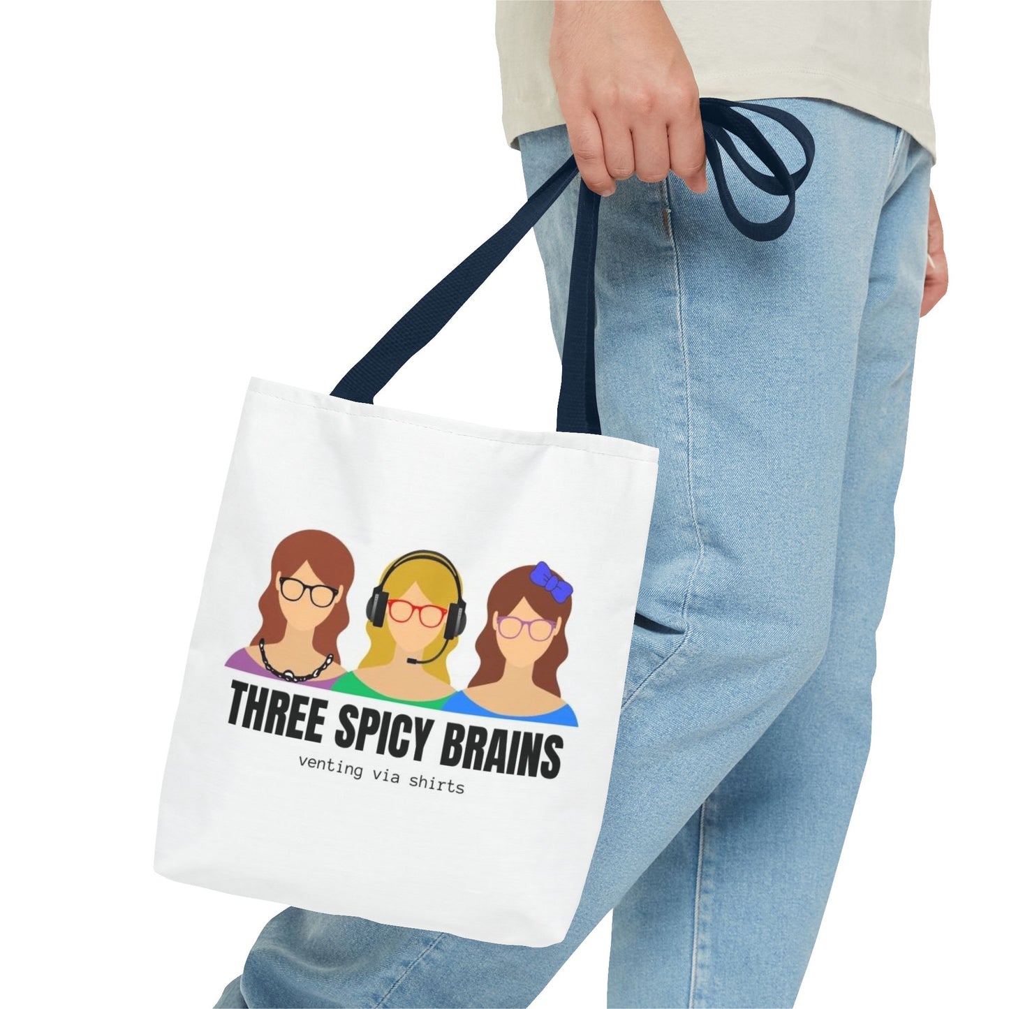 Three Spicy Brains Tote Bag