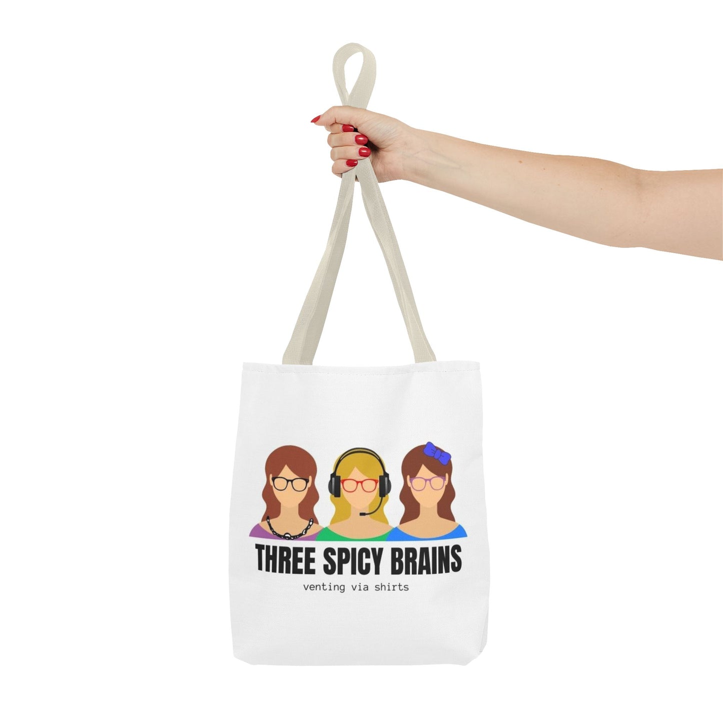 Three Spicy Brains Tote Bag