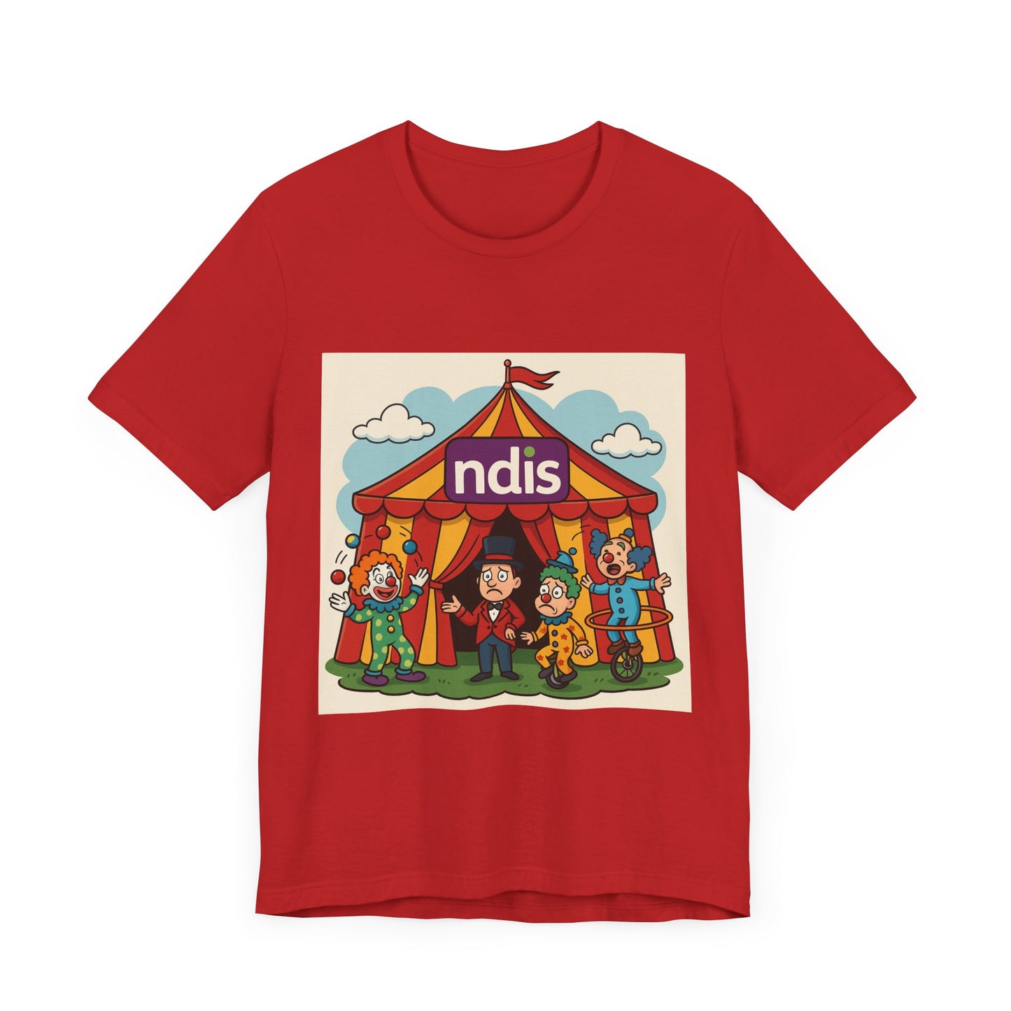 Unisex Clown Tent Tee — Because Sometimes Life’s a Circus!