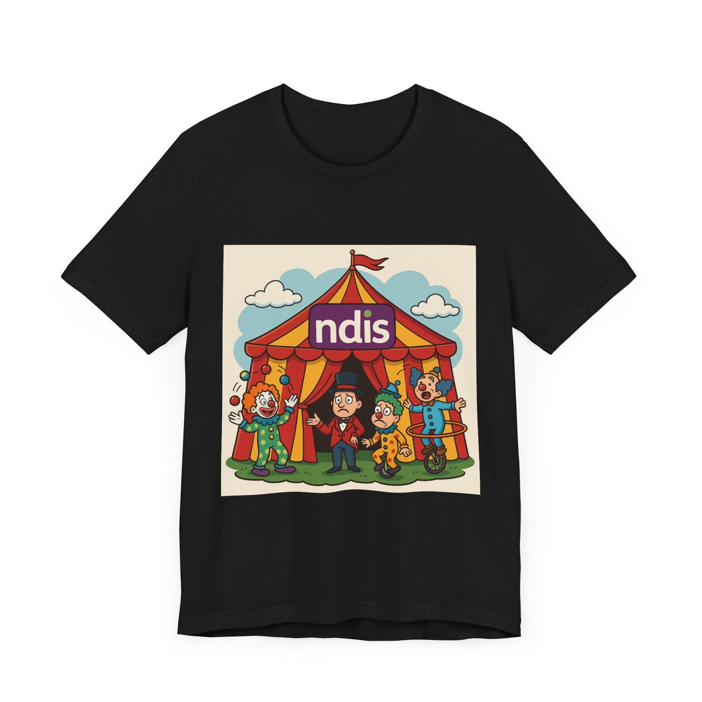 Unisex Clown Tent Tee — Because Sometimes Life’s a Circus!