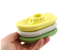 BATH BOATS 3PC SILICONE SET-GREY/GREEN