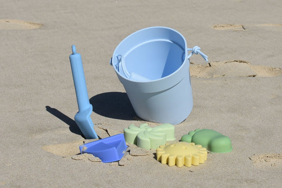 6PC SILICONE BEACH SET BLUE SUNDAE