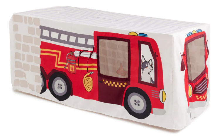 Tablecloth Playhouse, Fire Truck, Petite Maison