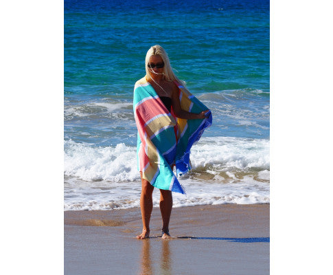 SORRENTO TURKISH COTTON TOWEL - TROPICAL