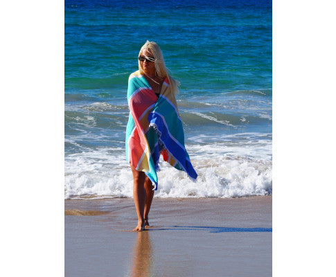 SORRENTO TURKISH COTTON TOWEL - TROPICAL