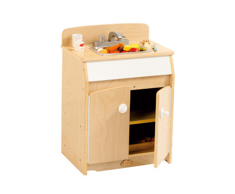 Jooyes Kids Wooden Play Kitchen Sink - H65cm