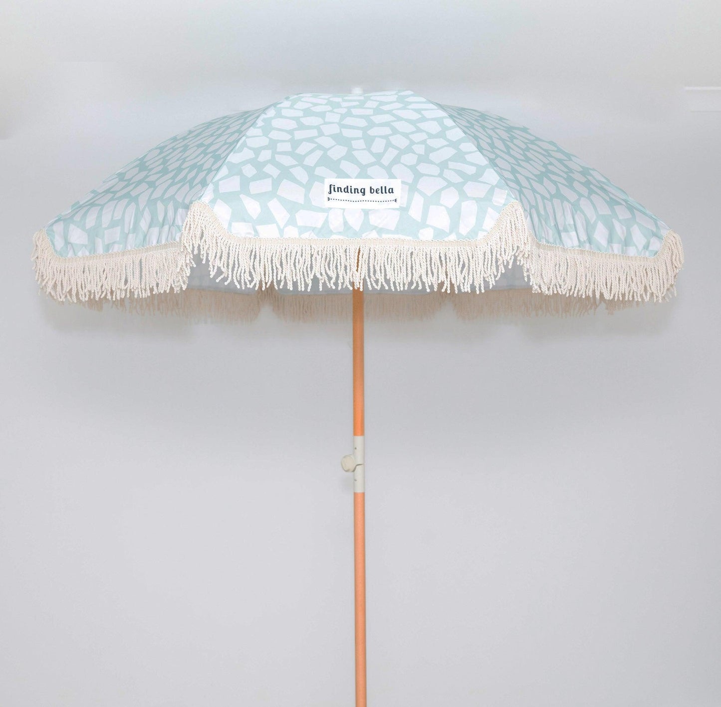 UV Protective Beach Umbrella with Fringe, Dream Bella - Upper Notch Club