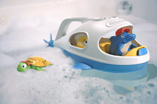 bath toys submarine and animals