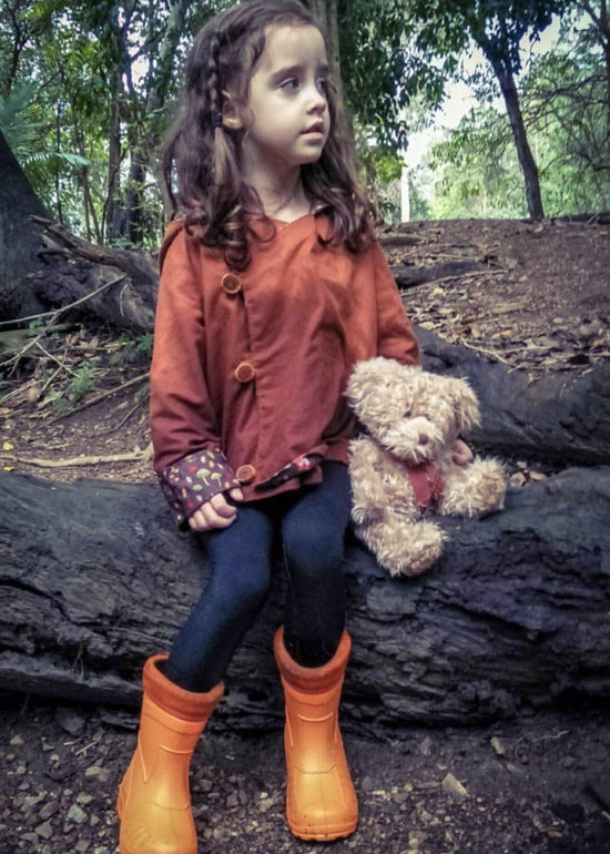 Load image into Gallery viewer, gumboots for kids orange
