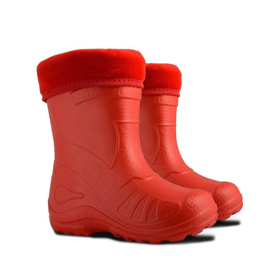Load image into Gallery viewer, Demar Kids&amp;#39; Lightweight Gumboots, Otter, Red - Upper Notch Club
