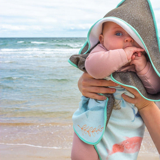 Sand Free Beach towel for babies, Sea World - Upper Notch Club