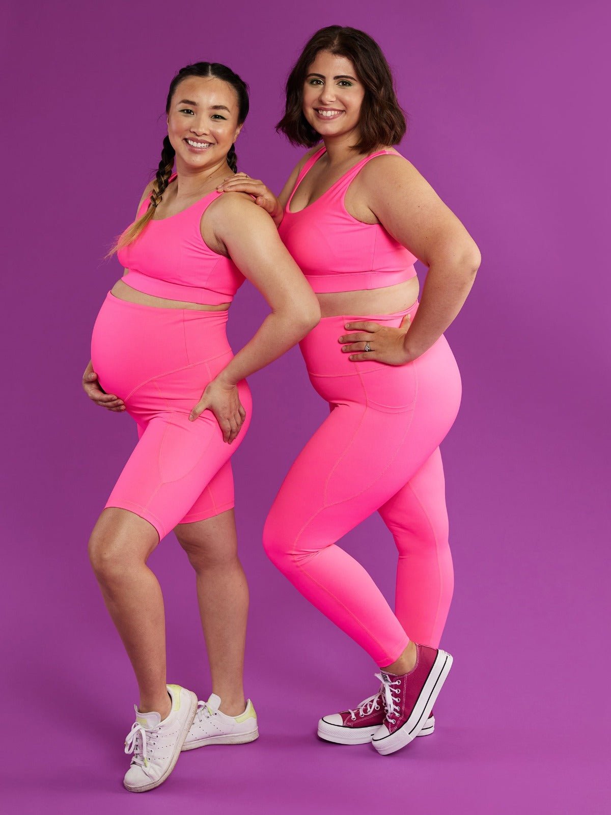 Pink Sports Bra and Active Swim Crop Top for Women, Mama Movement – Upper  Notch Club