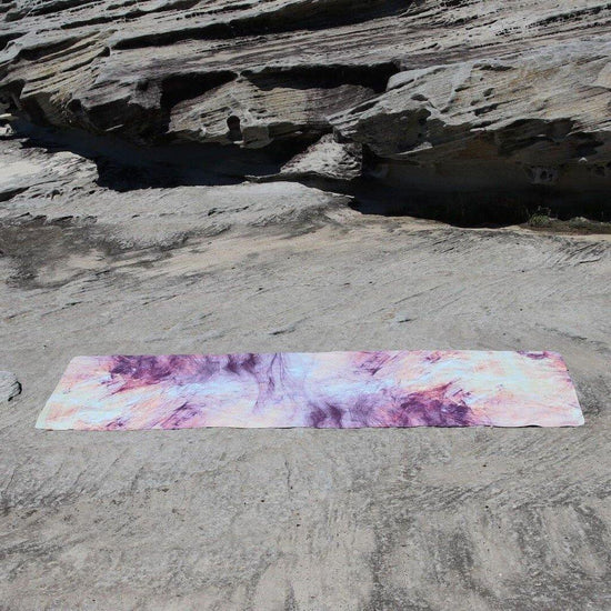 Load image into Gallery viewer, packable yoga mat pink
