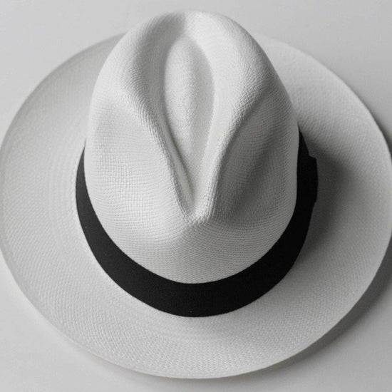 ivory panama fedora hat