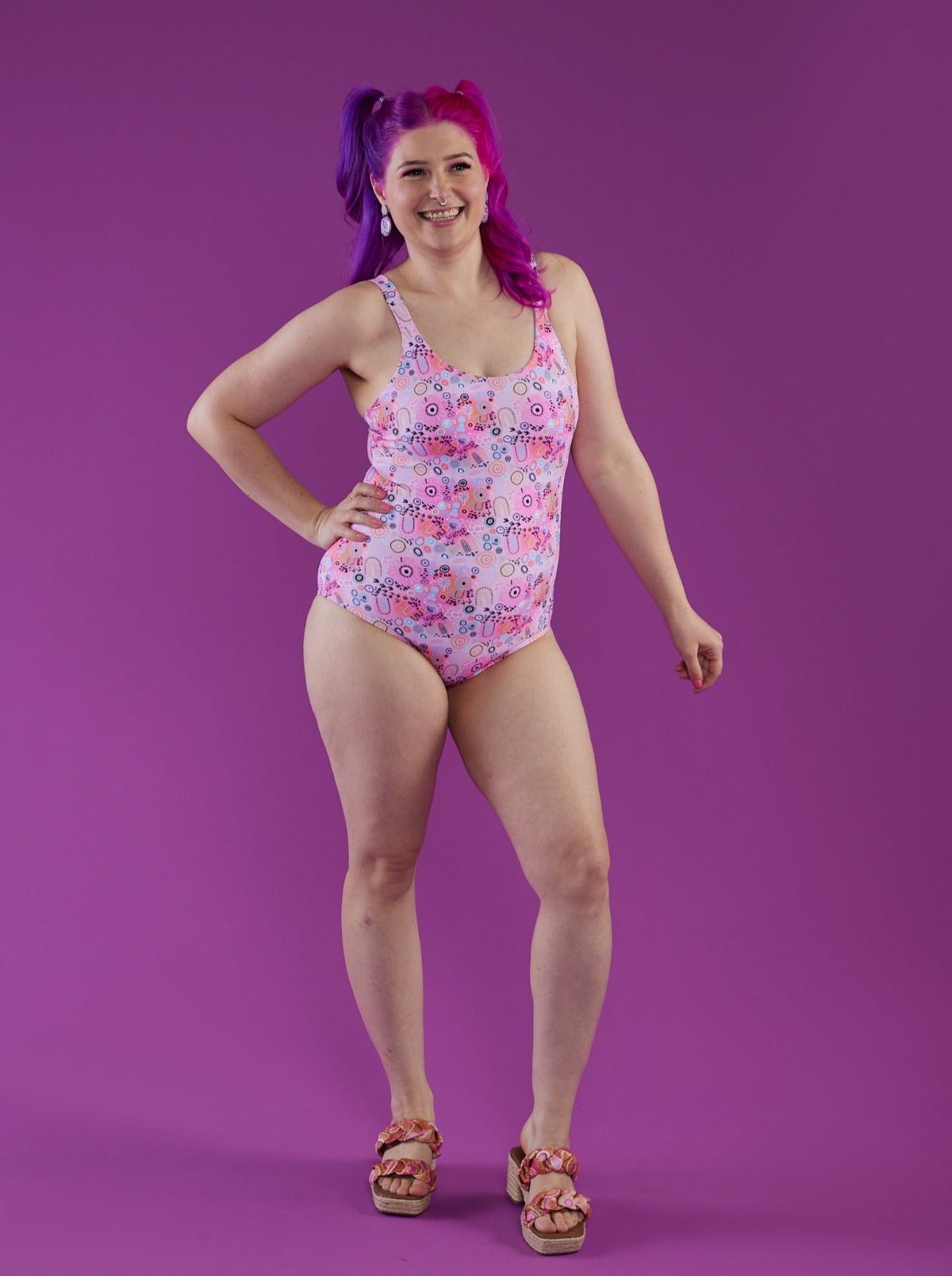 Strong Women Active Swim One-Piece (COMING SOON) - Mama Movement