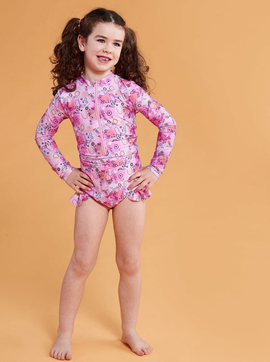 Strong Women Kids Long-Sleeved Swimsuit (COMING SOON) - Mama Movement