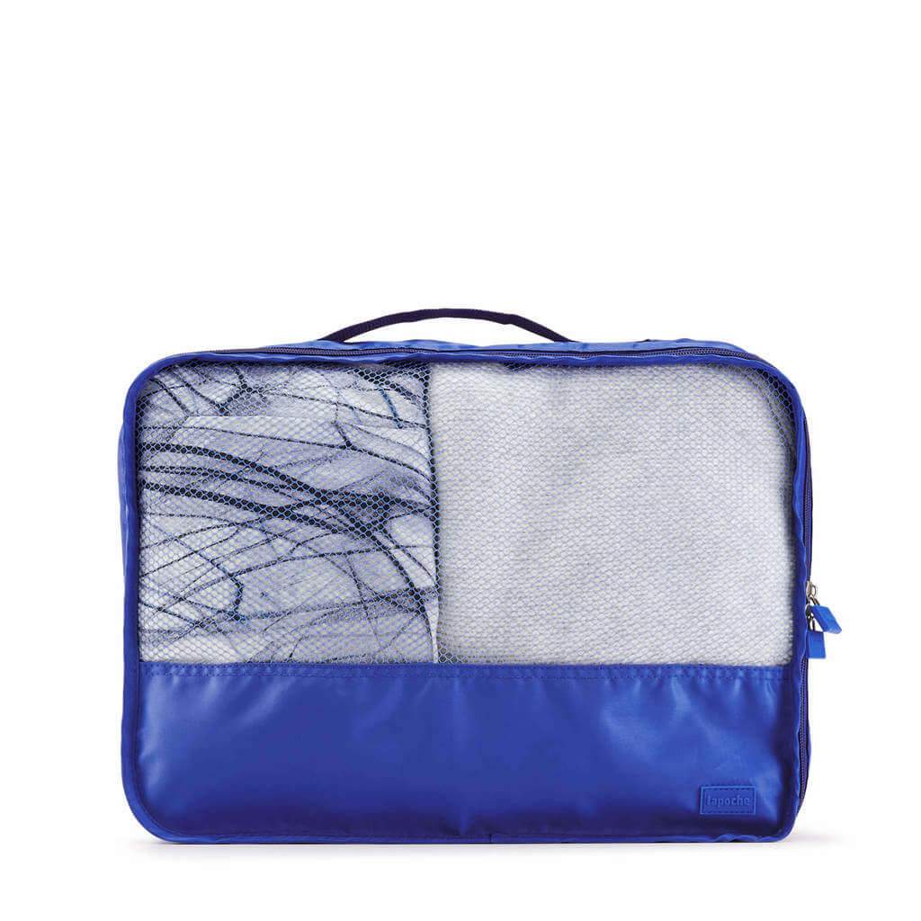 Load image into Gallery viewer, luggage organiser for travel large blue
