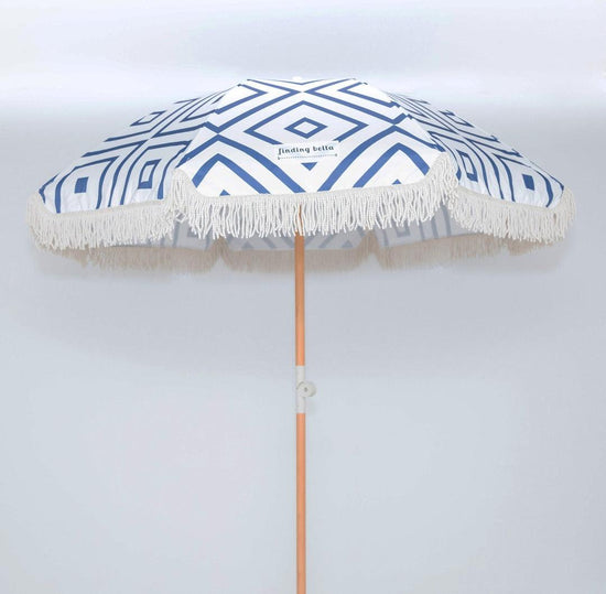 beach umbrella australia island pattern