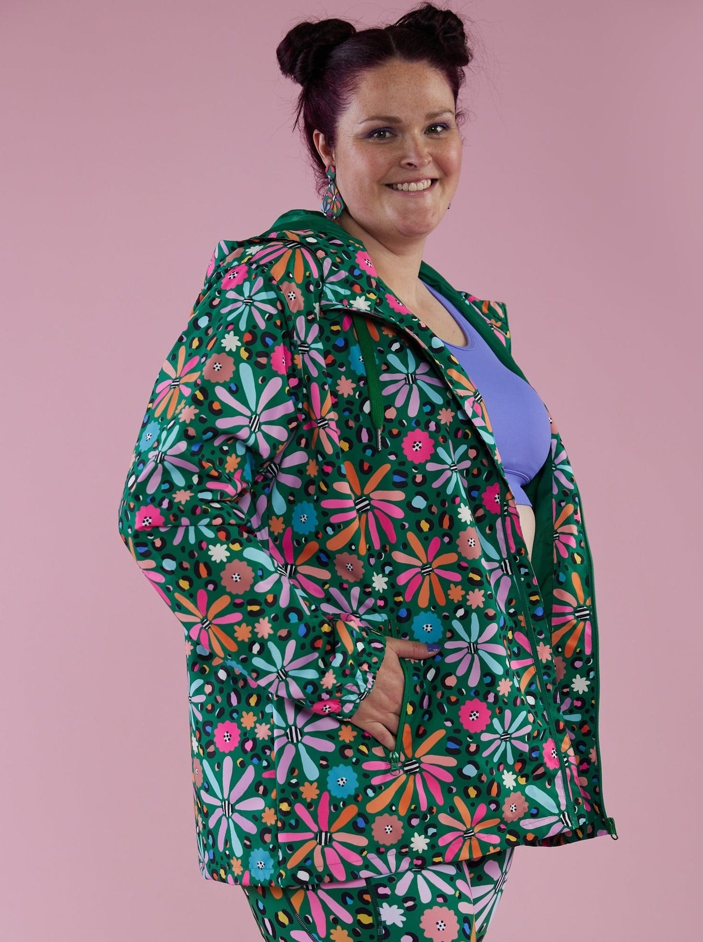 Load image into Gallery viewer, Wild Flower Spray Jackets - Adults - Mama Movement
